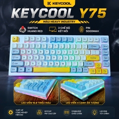 Bàn Phím Cơ Keycool Y75 - 75% Layout, 3 Chế Độ Kết Nối, LED RGB, Hotswap | MKShop