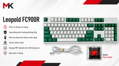 Bàn Phím Cơ Leopold FC900R (Cũ) - Fullsize, Cherry Red, Keycap PBT | MKShop