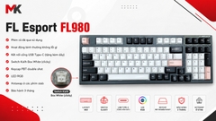 Bàn Phím Cơ FL Esport FL980 (Cũ) - Kailh Box White, PBT Double-shot | MKShop