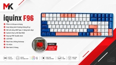 Bàn Phím Cơ iQunix F96 (Cũ) - Vỏ Nhôm, Cherry Red RGB, Layout 96% | MKShop