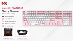 Bàn Phím Cơ Varmilo VA108M (Cũ 90%) - Fullsize, Cherry Brown | MKShop