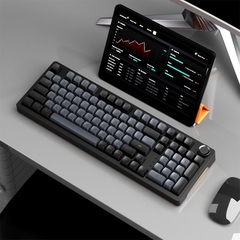 Bàn phím cơ JamesDonkey RS2 V2.0  Hotswap thế hệ mới, 3 mode, RGB, Gasket Mount Pro, Núm vặn