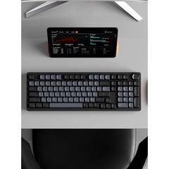 Bàn phím cơ JamesDonkey RS2 V2.0  Hotswap thế hệ mới, 3 mode, RGB, Gasket Mount Pro, Núm vặn