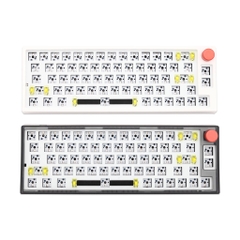 Bàn phím cơ DUKHARO VN66 kết nối 3 chế độ | Mạch xuôi | Knob núm vặn