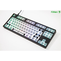 Kit bàn phím cơ custom Fuhlen CK87S (hotswap XUÔI, sandwich mount, RGB)