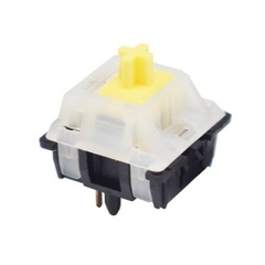 5 công tắc Switch Gateron KS3X47 - Gateron KS-3X47 Top Milky/Bot Đen - Nút bấm dùng cho bàn phím cơ