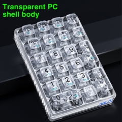 Bàn phím cơ numpad AULA F21 mini 21 phím bluetooth / có dây / 2.4G thích hợp cho Windows / MAC / Android