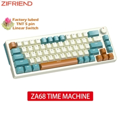 Bàn phím cơ Zifriend ZA68 Pro RGB Hotswap Led viền 3 chế độ kết nối không dây