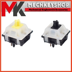 5 công tắc Switch Gateron KS3X47 - Gateron KS-3X47 Top Milky/Bot Đen - Nút bấm dùng cho bàn phím cơ