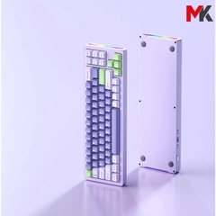 Bàn phím cơ Xinmeng  XM M71 Nhôm CNC 3 Mode LED NỀN + VIỀN RGB Hotswap 5 pin Pin 4600 mAh