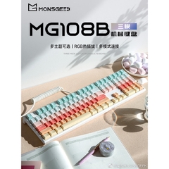 Monsgeek MG108B- Bàn phím cơ MG108B Full Size 3 MODE HOTSWAP RGB