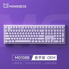 Monsgeek MG108B- Bàn phím cơ MG108B Full Size 3 MODE HOTSWAP RGB