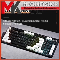 Bàn Phím Cơ Akos BC98 - Gasket Mount, 3 Modes, LED RGB, Hotswap | MKShop