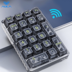 Bàn phím cơ numpad AULA F21 mini 21 phím bluetooth / có dây / 2.4G thích hợp cho Windows / MAC / Android
