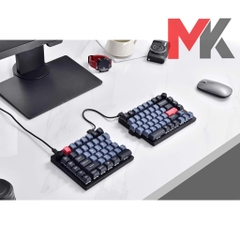 Bàn phím cơ Keychron Q11 Knob ( Núm vặn, Mạch Xuôi, Led RGB, Hotswap ) – Bàn phím cơ Custom QMK Nhôm CNC