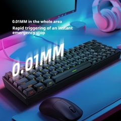 Bàn Phím Cơ MARS68 Pro Wireless | 3 Chế Độ, Rapid Trigger, Return Rate 8k, LED RGB | MKShop