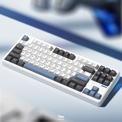 Bàn Phím Cơ Riccks RS8 LED Viền - 3 Chế Độ, Keymap Via, Hotswap RGB | MKShop