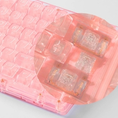 [HÀNG SẴN] Bàn phím cơ Monsgeek ice75 3 mode,mạch xuôi, vỏ trong suốt, đèn led rgb cực đẹp, hostswap,gasket mount