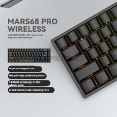Bàn Phím Cơ MARS68 Pro Wireless | 3 Chế Độ, Rapid Trigger, Return Rate 8k, LED RGB | MKShop