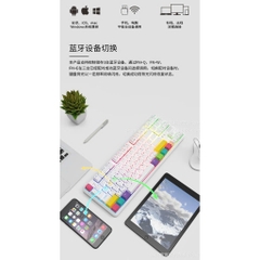 Bàn Phím Cơ Ajazz K870T - RGB, Bluetooth, Type-C Dual Mode | MKShop