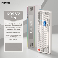 Bàn Phím Cơ Mchose K99 V2 - Layout 99, Gasket Mount, LED RGB, 3 Chế Độ Kết Nối | MKShop