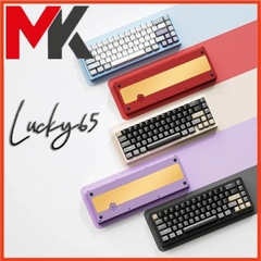 Kit BÀN PHÍM CƠ LUCKY65 | LUCKY 65 KEYBOARD Nhôm CNC, 3 Mode kết nôi, Hotswap Mạch Xuôi