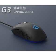 Chuột Gaming Black Snake G3 - 6400 DPI, 78G, Dây Dù | MKShop
