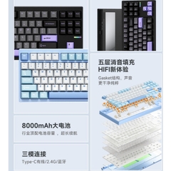 MCHOSE GX87 Aluminum Mechanical Keyboard - Bàn Phím Cơ MCHOSE GX87
