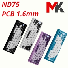 Chillkey ND75 Bàn phím cơ nhôm CNC 3 mode bluetooth 2.4G type C hotswap RGB không dây