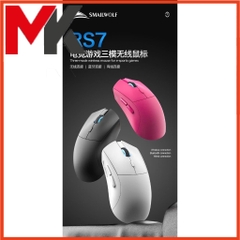 Chuột Không Dây SMAILWOLF RS7 - 3 Chế Độ, Pin 500mAh, Cảm Biến PWM3311 | MKShop