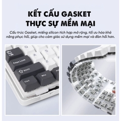 Bàn Phím Cơ Aula F87 | 3 Mode, Hotswap, RGB | Gasket Mount | MKShop