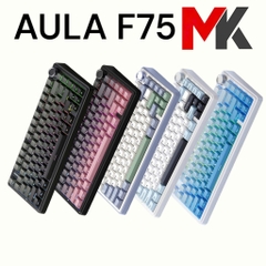Bàn Phím Cơ Aula F75 | 3 Mode, Hotswap, RGB | MKShop