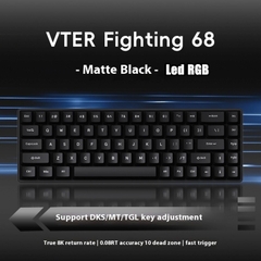 Bàn Phím Cơ VTER AT087 Fighting 68 - Hall Effect, Hotswap, Polling 8K, Có Dây | MKShop