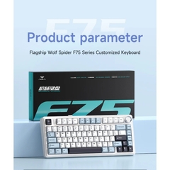 Bàn Phím Cơ Aula F75 | 3 Mode, Hotswap, RGB | MKShop