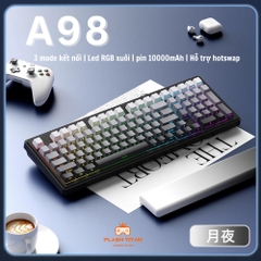 Bàn Phím Cơ Xinmeng A98 - Hotswap, LED RGB, 3 Chế Độ Kết Nối | MKShop