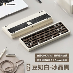 KIT Bàn Phím Cơ Lucky65 V2 - 65% Layout, Nhôm 6063 CNC, Gasket Mount | MKShop