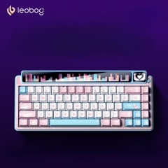 Leobog AMG65 - Bàn phím cơ 65% hai màn hình, switch Jasper, pin 8000mAh, kết nối 3 chế độ