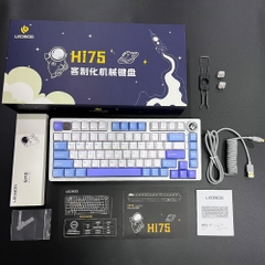 Bàn Phím Cơ Có Dây Leobog Hi75 - Led RGB, HotSwap, Núm Vặn Đa Năng, Mạch Xuôi | MKShop