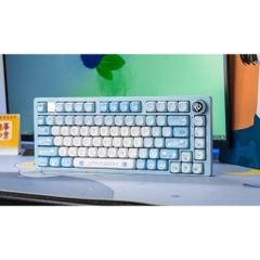 Bàn Phím Cơ Có Dây Leobog Hi75 - Led RGB, HotSwap, Núm Vặn Đa Năng, Mạch Xuôi | MKShop