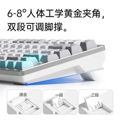 Bàn Phím Cơ Mchose Z75S 3 Mode, Mạch Xuôi 1ms, Top Nhôm CNC, LED RGB | MKShop