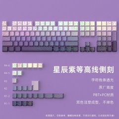 Bộ nút Keycap Cherry PBT double shot cho bàn phím cơ, đa layout cơ bản