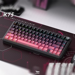 Bàn Phím Cơ Monka K75 – 3 Mode, Gasket Mount, Hotswap, Núm Xoay Kim Loại, LED RGB, 5000mAh | MKShop
