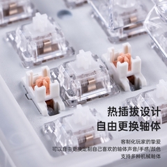 Bàn phím cơ Aula F3032 3 modes Hotswap RGB xuyên thấu cực đẹp
