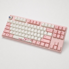 Bàn Phím Cơ Varmilo VA87M Cherry Blossom (Cũ) - Switch Cherry Silent Red | MKShop