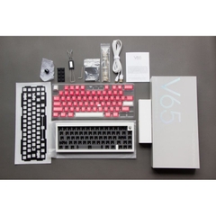 [Có sẵn] Kit bàn phím cơ Cidoo V65 R2 vỏ nhôm Aluminum Dual Mode QMK VIA Mạch xuôi hotswap