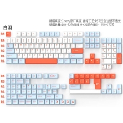 Bộ nút keycap Ganss PBT Double shot 177 nút nhiều mẫu