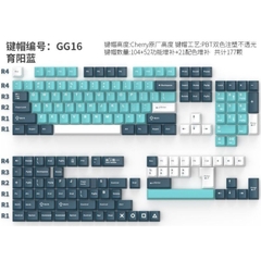 Bộ nút keycap Ganss PBT Double shot 177 nút nhiều mẫu