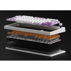 Bàn phím cơ FL GP75 3 Modes Mạch Xuôi Hotswap RGB Chính Hãng