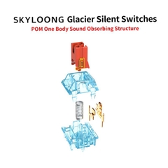 Công tắc switch Skyloong Glacier Silent cho bàn phím cơ
