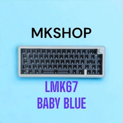 [Sẵn hàng] Kit bàn phím cơ LMK67 Nhôm 3 Modes QMK/VIA